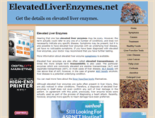 Tablet Screenshot of elevatedliverenzymes.net